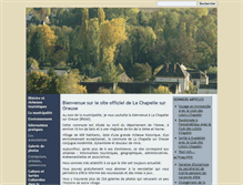 Tablet Screenshot of lachapellesuroreuse.com